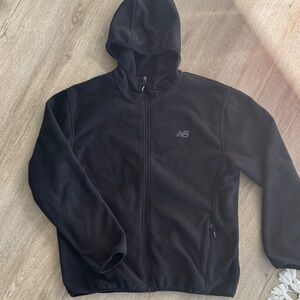 New Balance Black Full-Zip Fleece